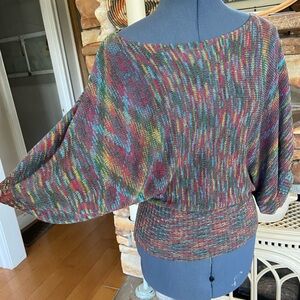 Multicolored Papillon sweater